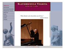 Tablet Screenshot of klavierschule-volkova.com